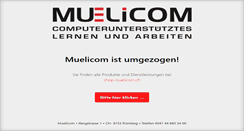 Desktop Screenshot of muelicom.ch