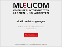 Tablet Screenshot of muelicom.ch